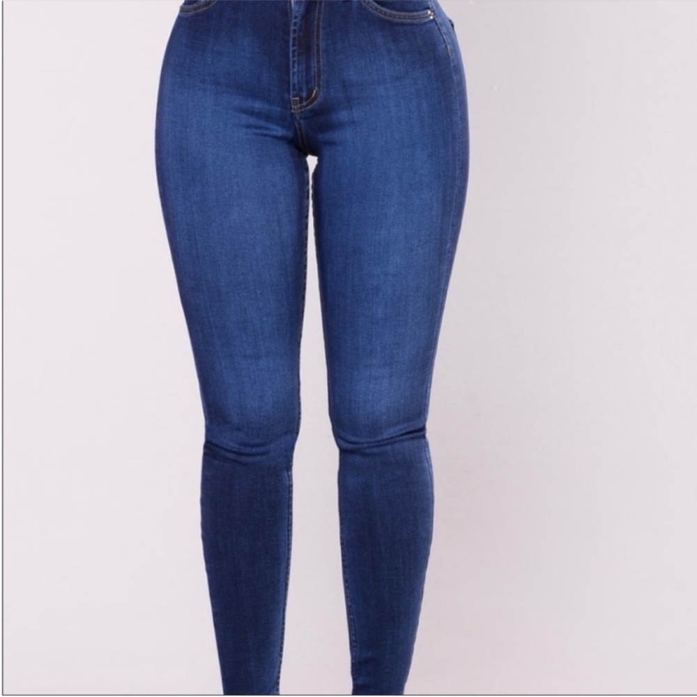 Fashion Nova Precious Fit High Waisted Jean in Dark